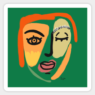 Face no.1 Sticker